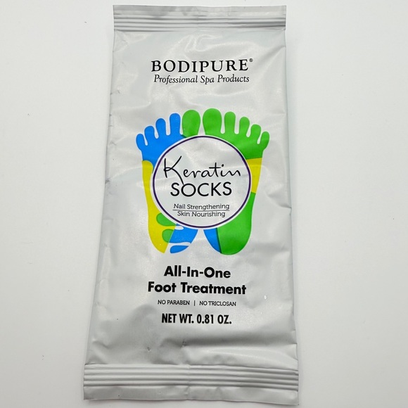 Bodypure Professional Spa Products Keratin Socks Nail Strengthening Two Packages - Picture 1 of 3